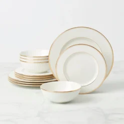 Federal Gold 12-Piece Dinnerware Set