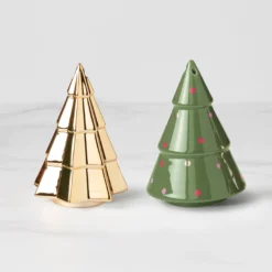 Figural Evergreen Tree Salt & Pepper Set