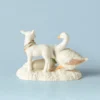 First Blessing Goose & Lambs Figurine