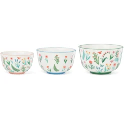 First Blooms 3-Piece Nesting Bowl Set