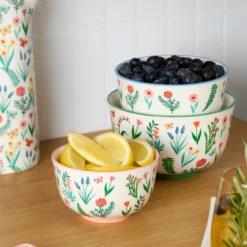 First Blooms 3-Piece Nesting Bowl Set