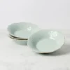 French Perle Ice Blue Pasta Bowls, Set of 4