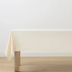 French Perle Natural 60x84 Tablecloth