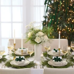 French Perle Scallop White 12-Piece Dinnerware Set