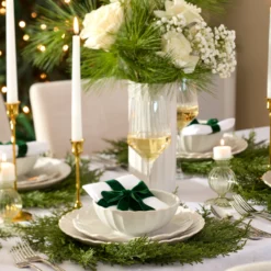 French Perle Scallop White 12-Piece Dinnerware Set