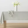 French Perle Solid Dove Grey 60x120 Tablecloth