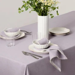 French Perle Violet 60x84 Tablecloth