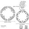 French Perle White 12-Piece Dinnerware Set