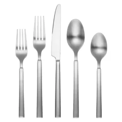 Gailann Satin 45-Piece Flatware Set with Caddy