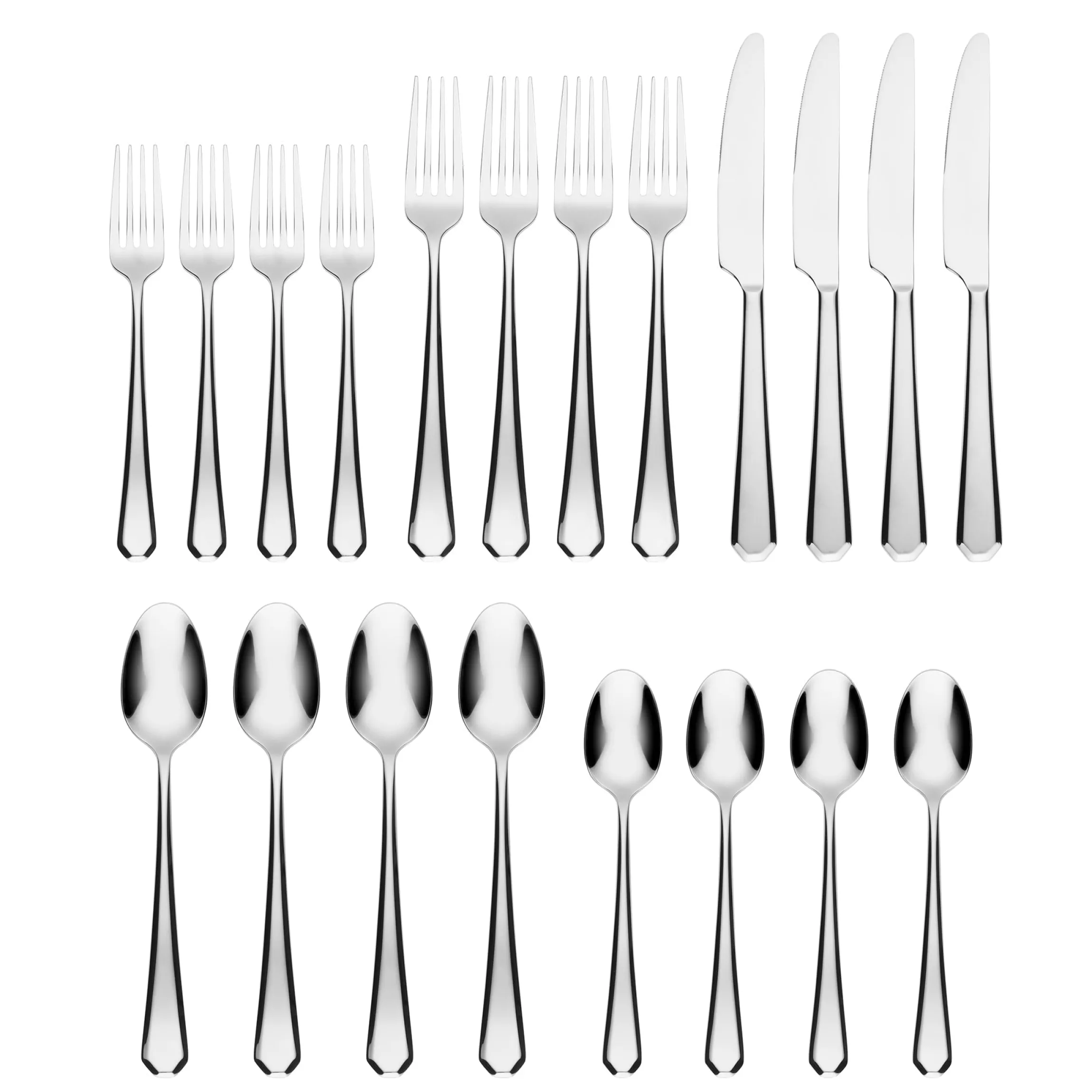 Geo 20-Piece Flatware Set