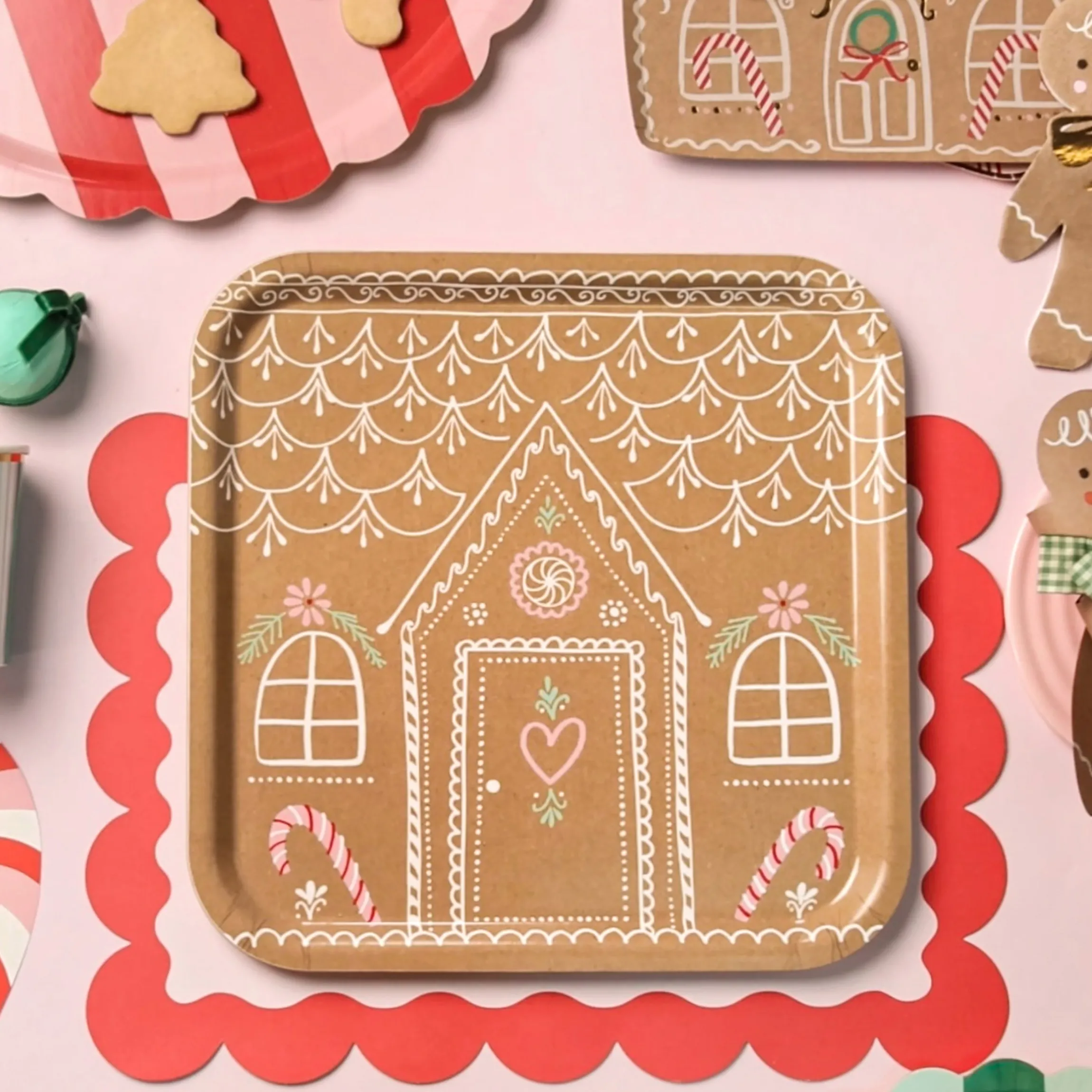Gingerbread House Tray