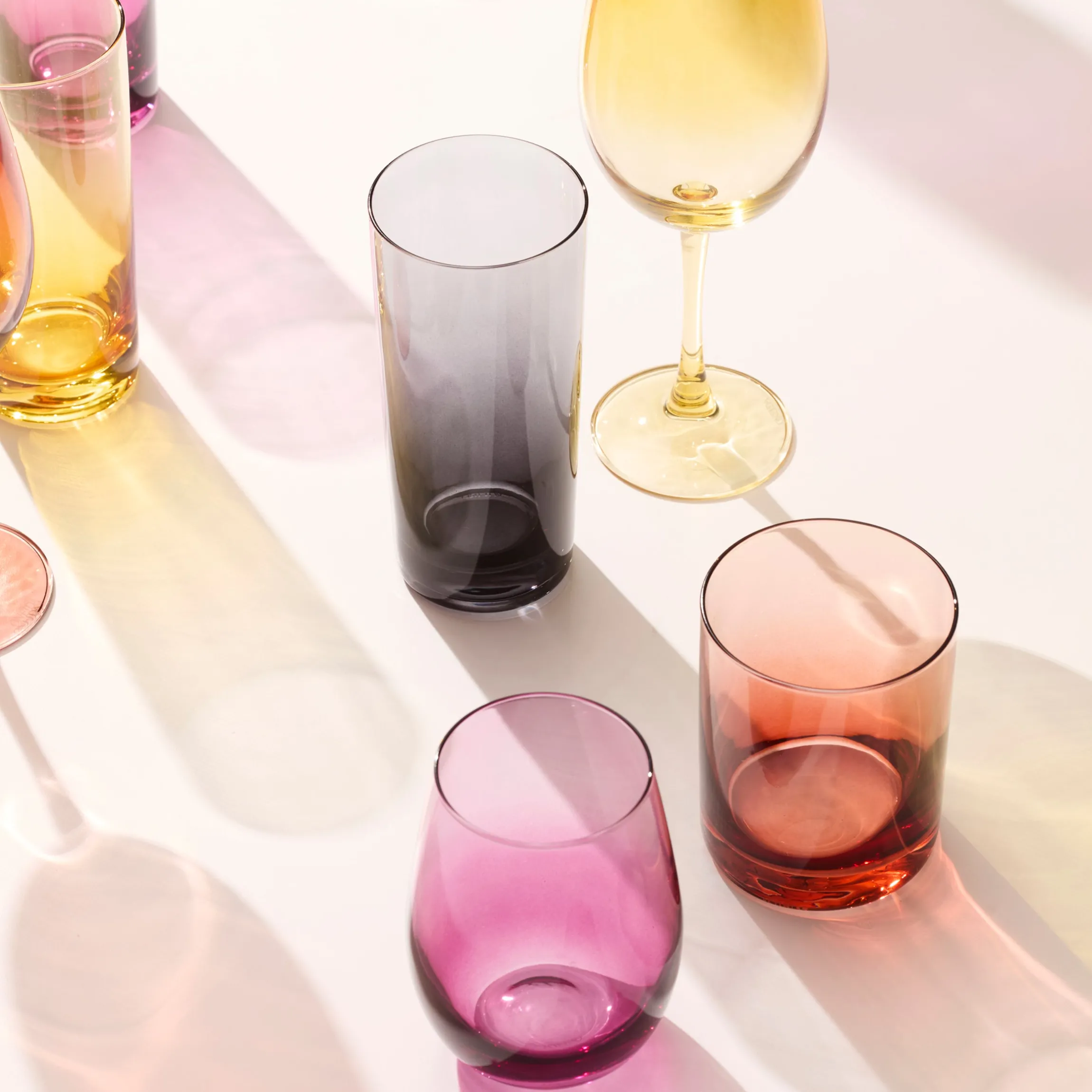 Golden Hour All-Purpose Wine Glasses, Set of 4