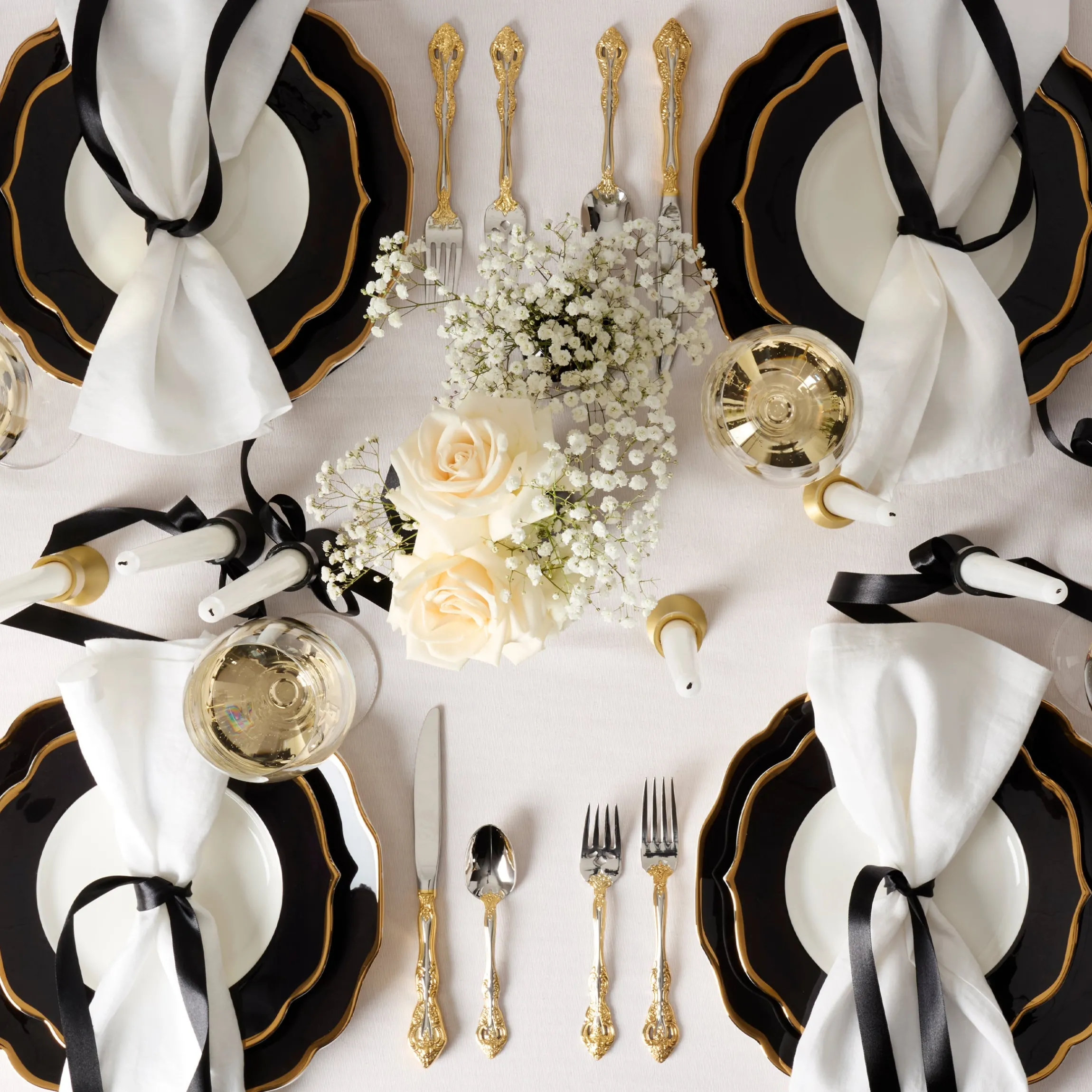 Golden Michelangelo 20-Piece Flatware Set