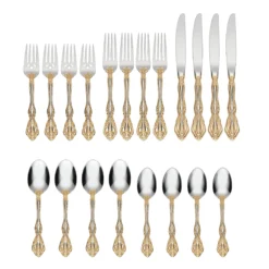 Golden Michelangelo 20-Piece Flatware Set