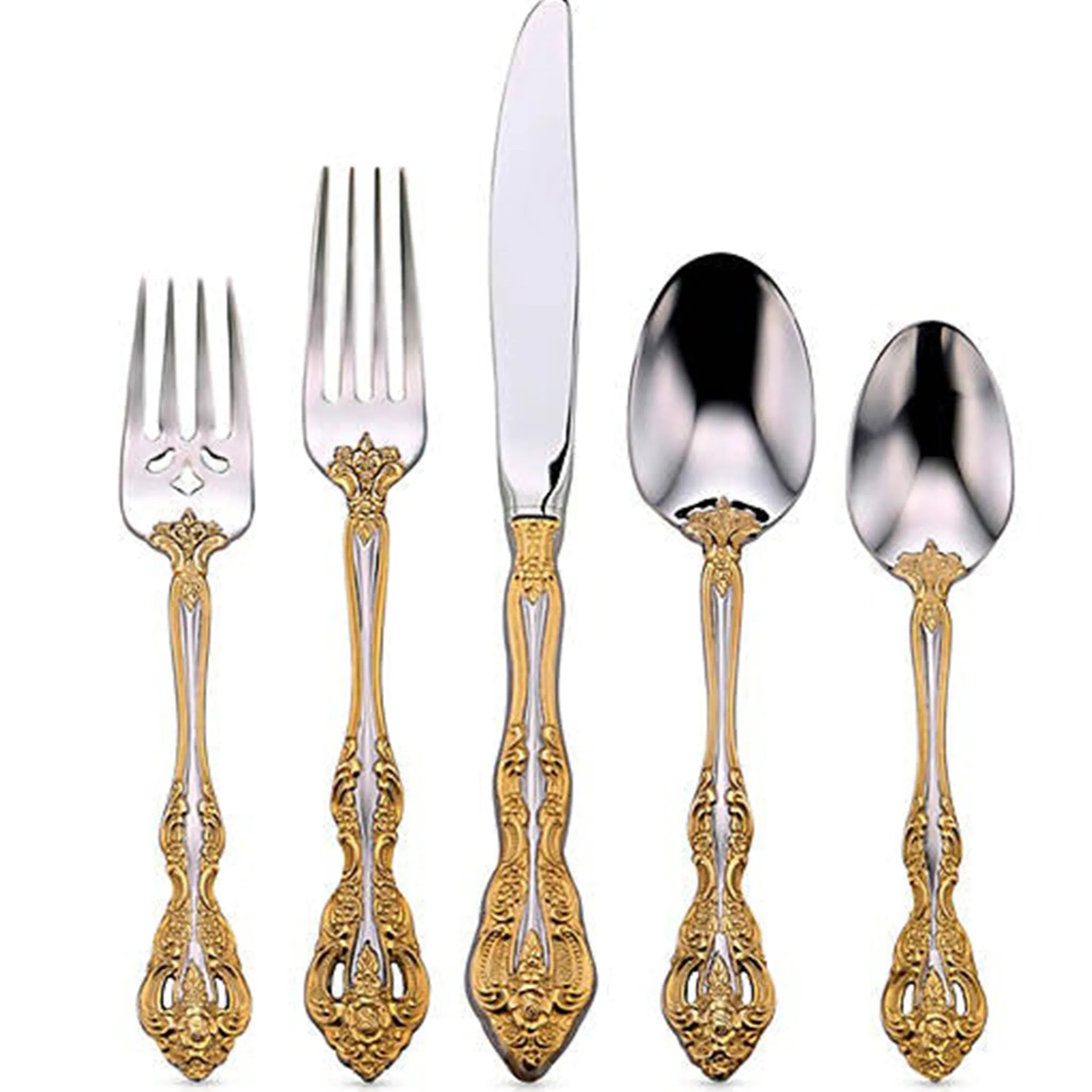 Golden Michelangelo 20-Piece Flatware Set
