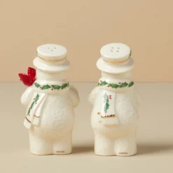 Happy Holly Days Snowmen Salt & Pepper Set