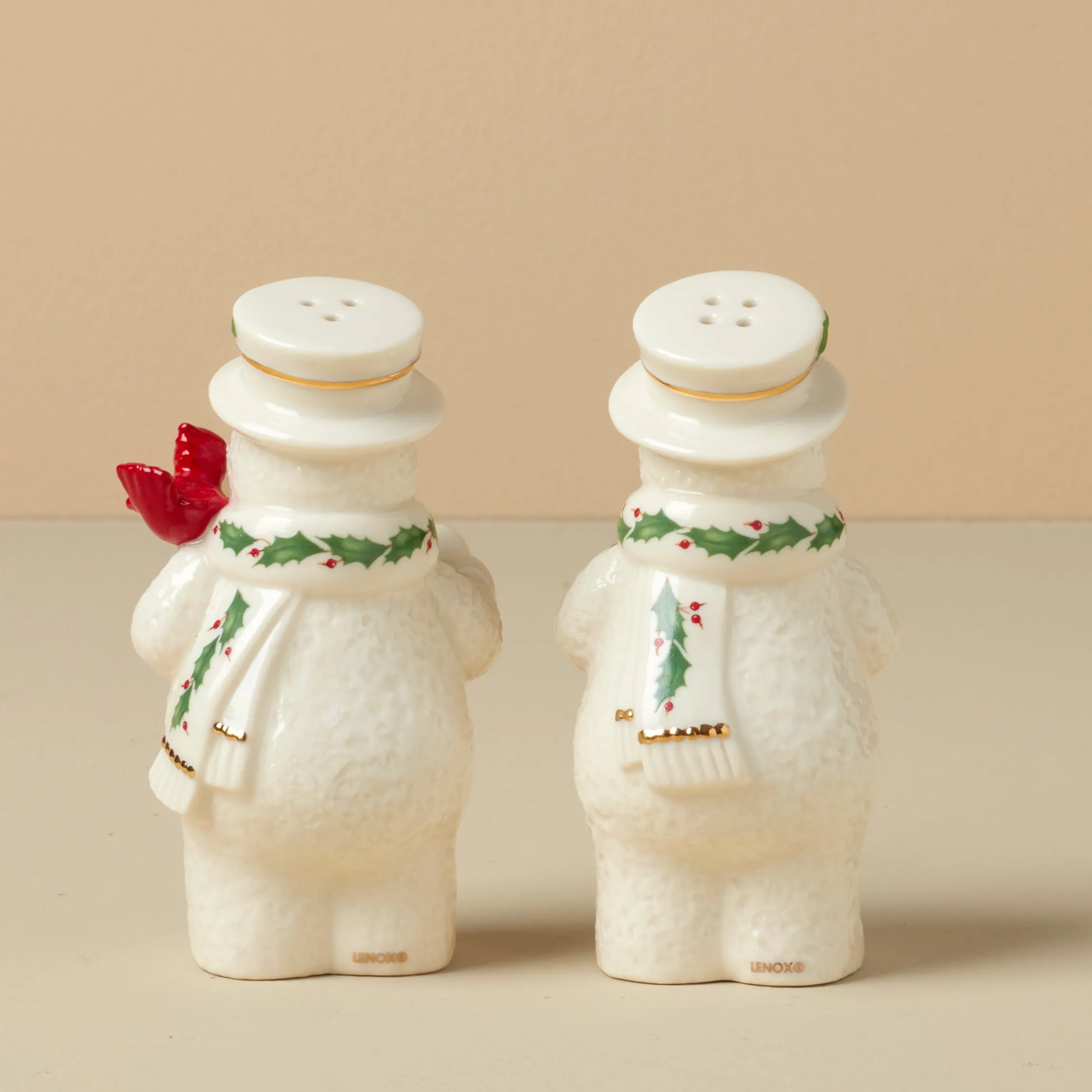 Happy Holly Days Snowmen Salt & Pepper Set