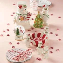 Happy Holly Days Snowmen Salt & Pepper Set