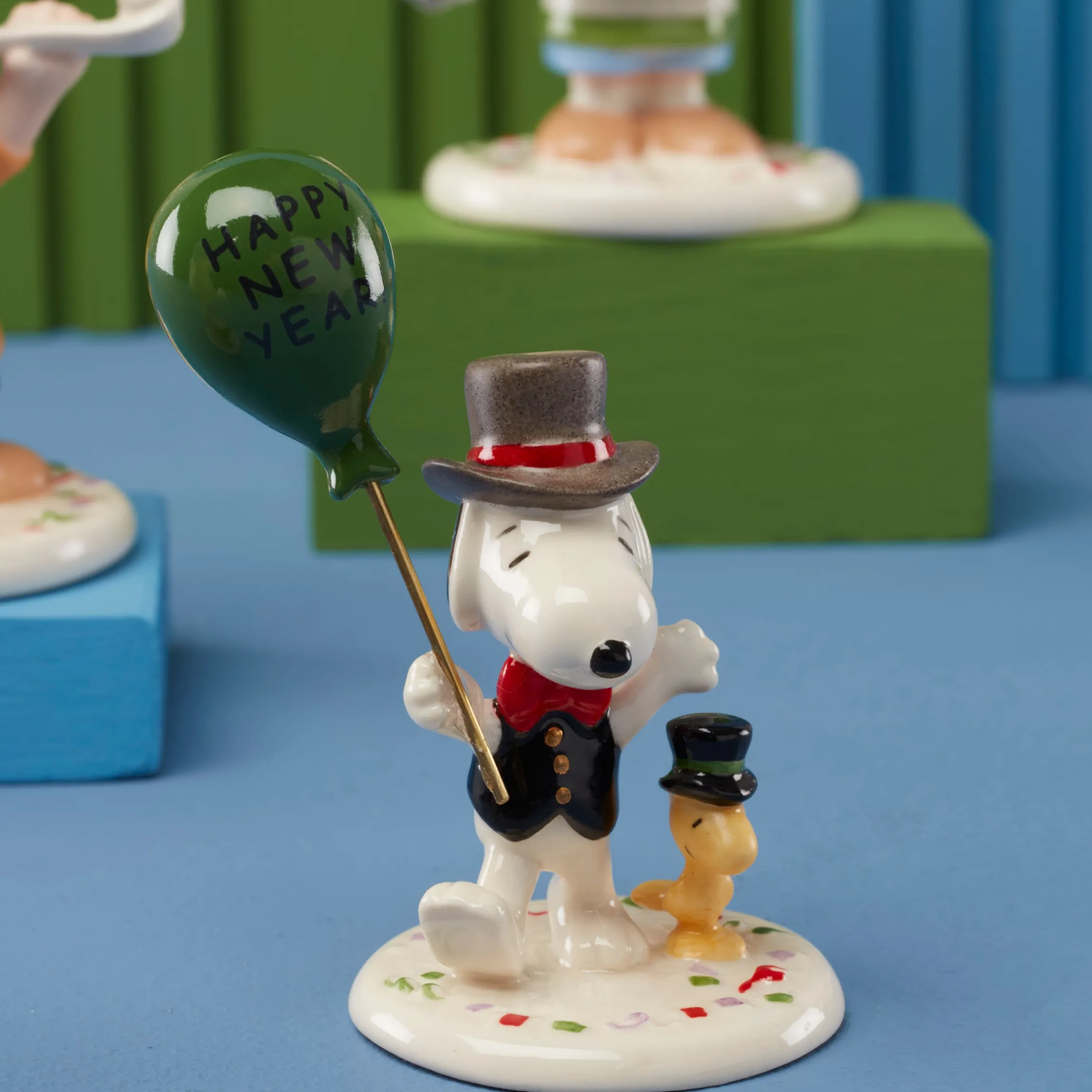 Happy New Year Charlie Brown 5-Piece Figurine Set