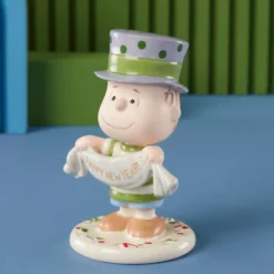 Happy New Year Charlie Brown 5-Piece Figurine Set
