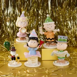 Happy New Year Charlie Brown 5-Piece Figurine Set