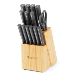 Harvest Slate 15-Piece Cutlery Block Set