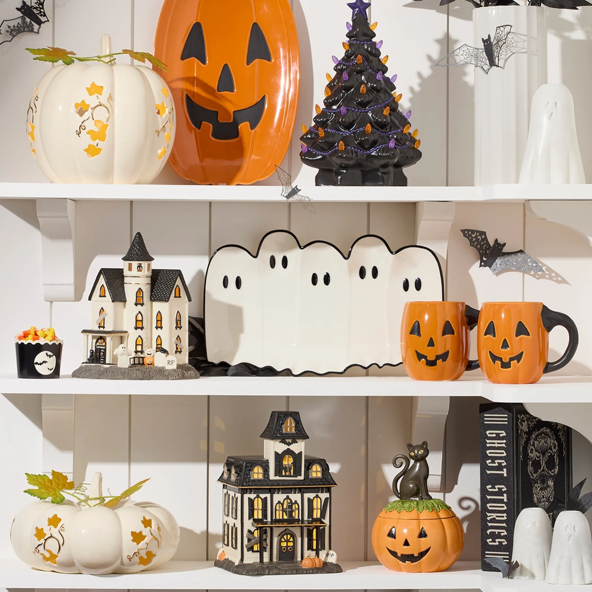 Haunted Halloween Covered Candy Jar