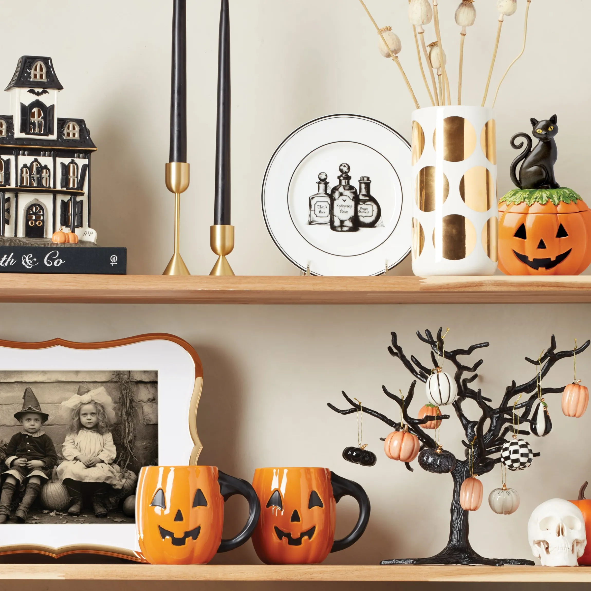 Haunted Halloween Covered Candy Jar