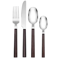 Henley Brown 16-Piece Flatware Set