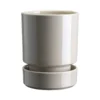 Hoff Glazed Sand Stone 12cm Pot with Saucer
