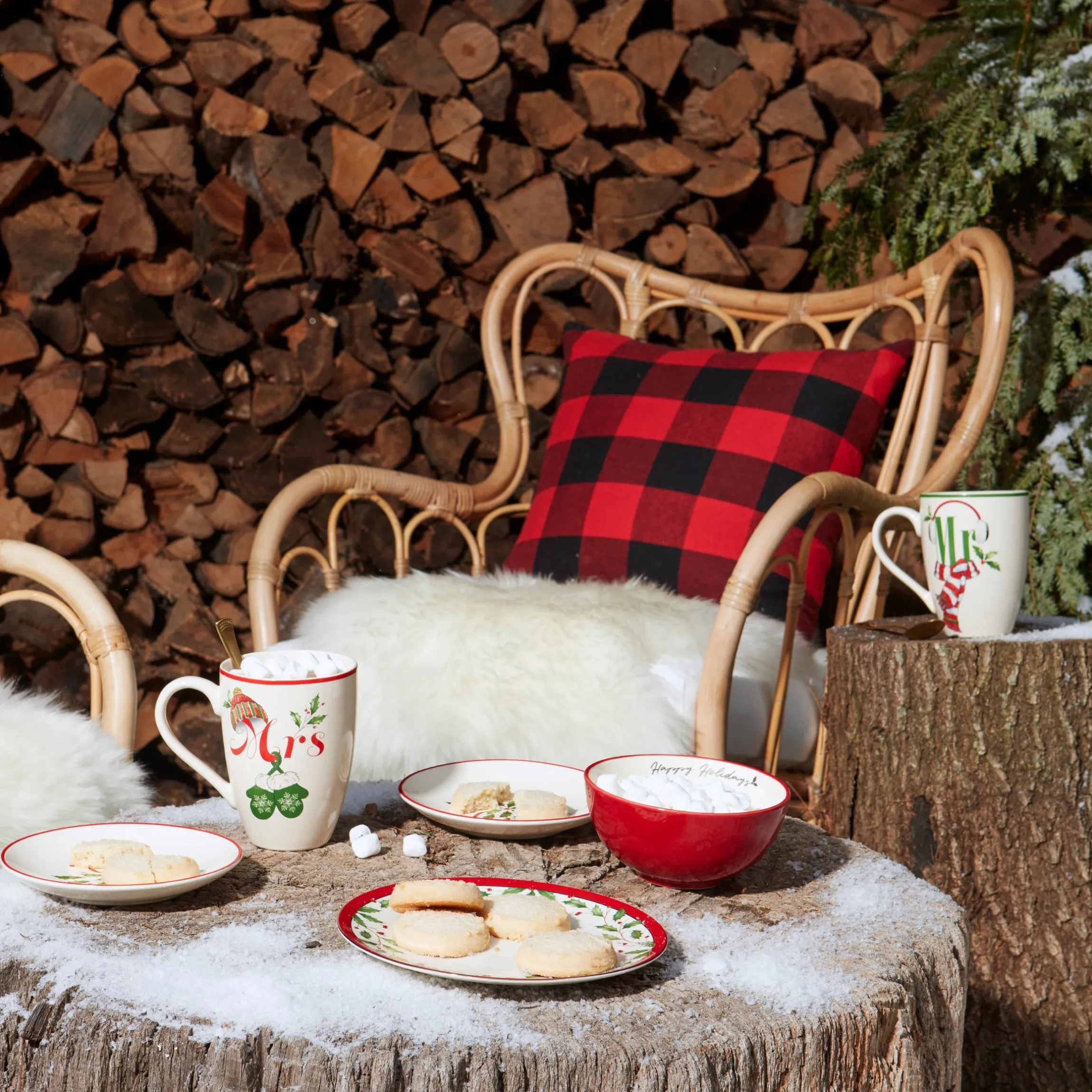 Holiday Accent Plates, Set of 6