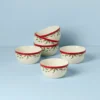 Holiday Dessert Bowls, Set of 6