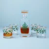 Holiday 5-Piece Decanter & Whiskey Glass Set