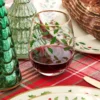 Holiday Stemless Wine Glasses, Set of 4