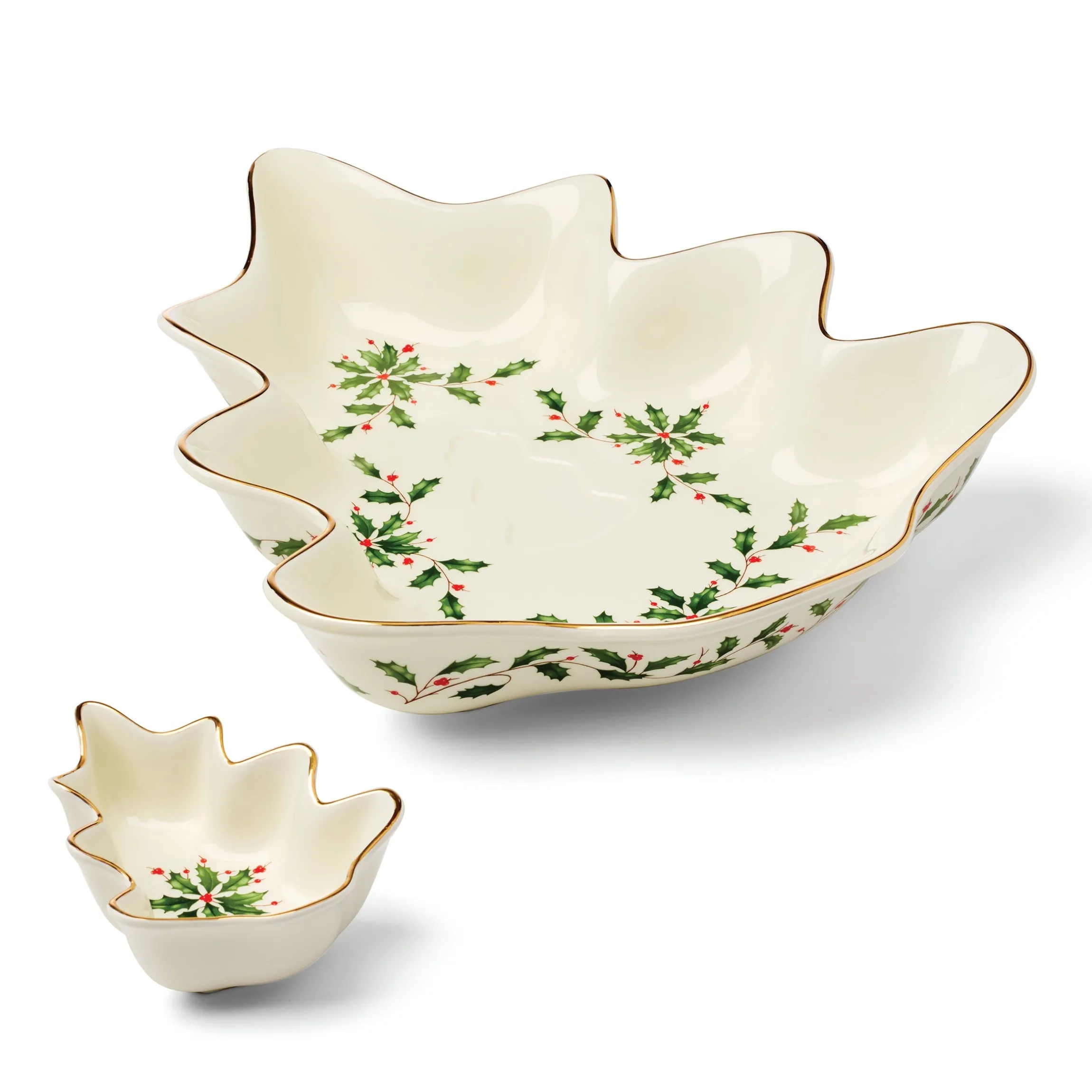 Holiday Tree Chip & Dip Set