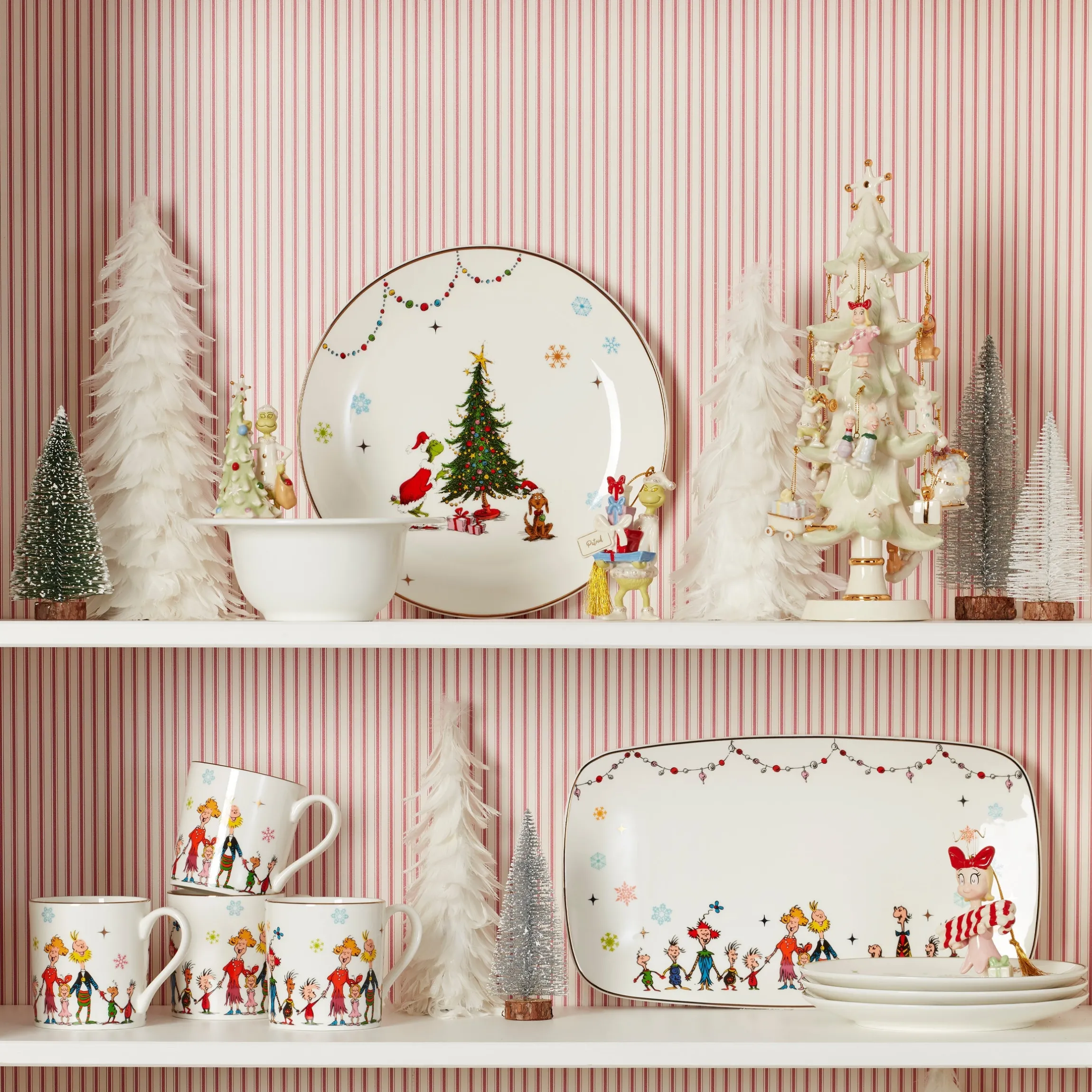 How The Grinch Stole Christmas 12-Piece Ornament & Tree Set