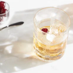 Hudson Crystal Double Old-Fashioned Glasses, Set of 4