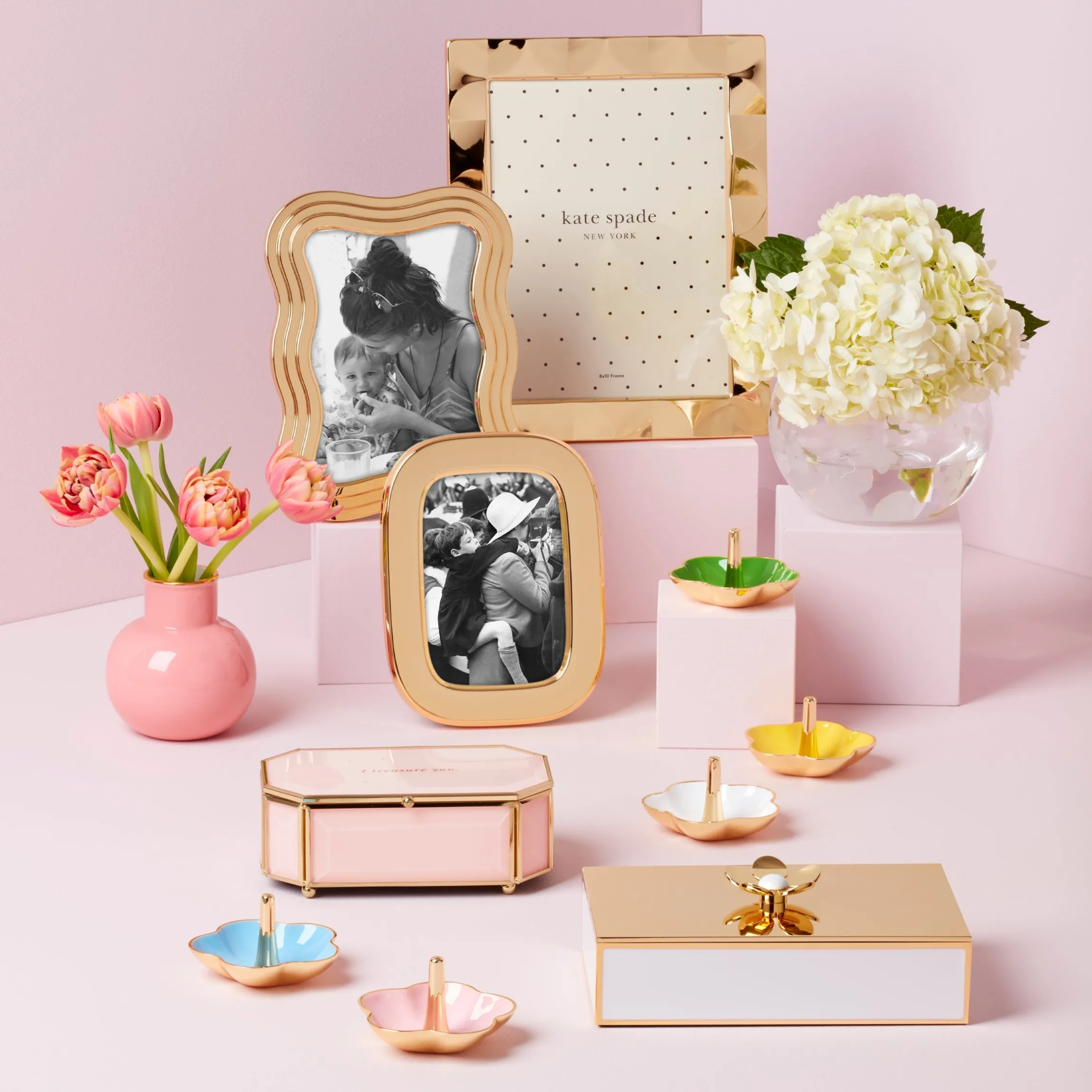 "I Treasure You" Pink Jewelry Box