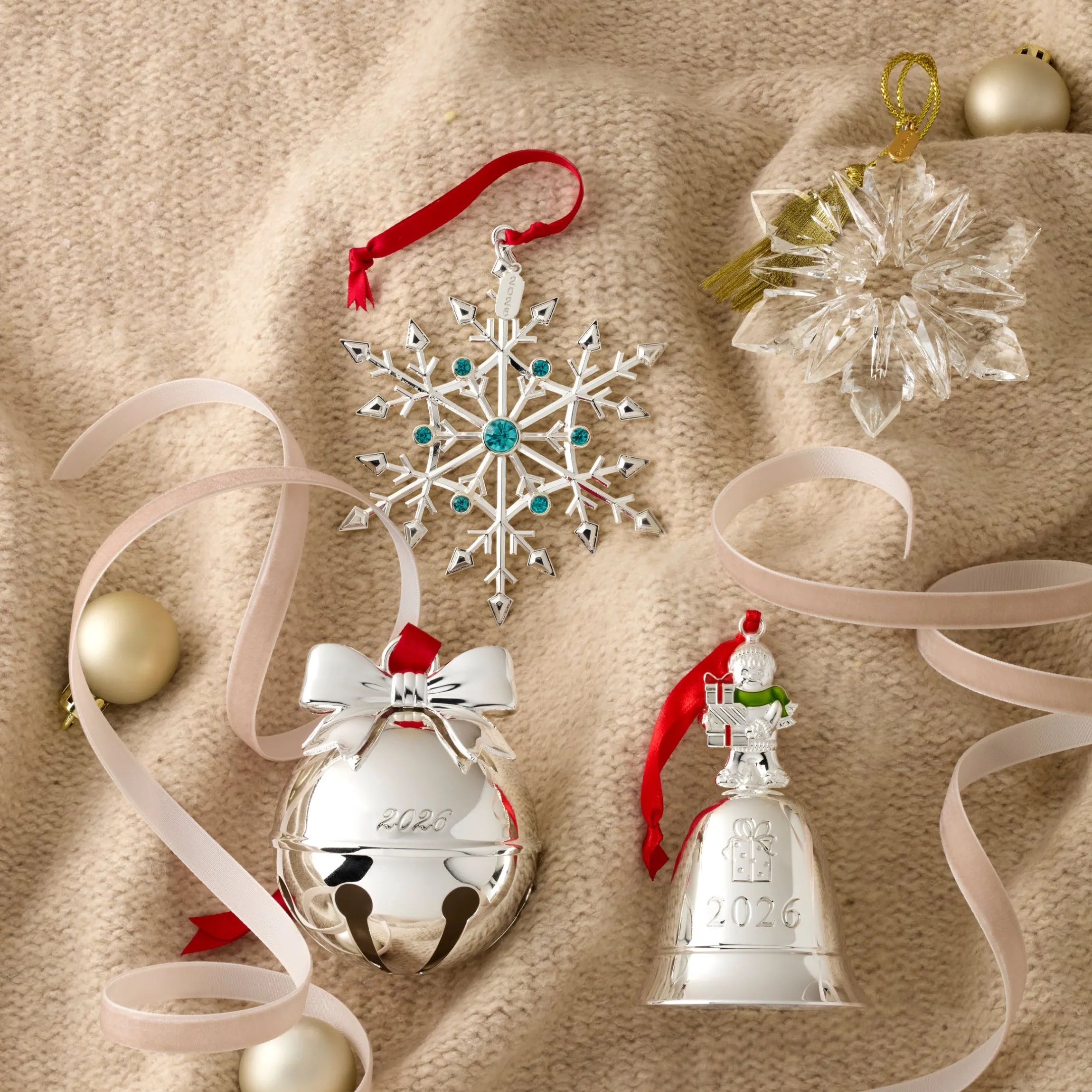 2026 Jingle Bell Silverplate Ornament