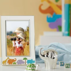 Jungle Parade Silverplate 4x6 Photo Frame