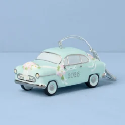 2026 Just Married Vintage Car Ornament