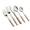 Kelvin Copper Ombre Satin Mirror 20-Piece Flatware Set