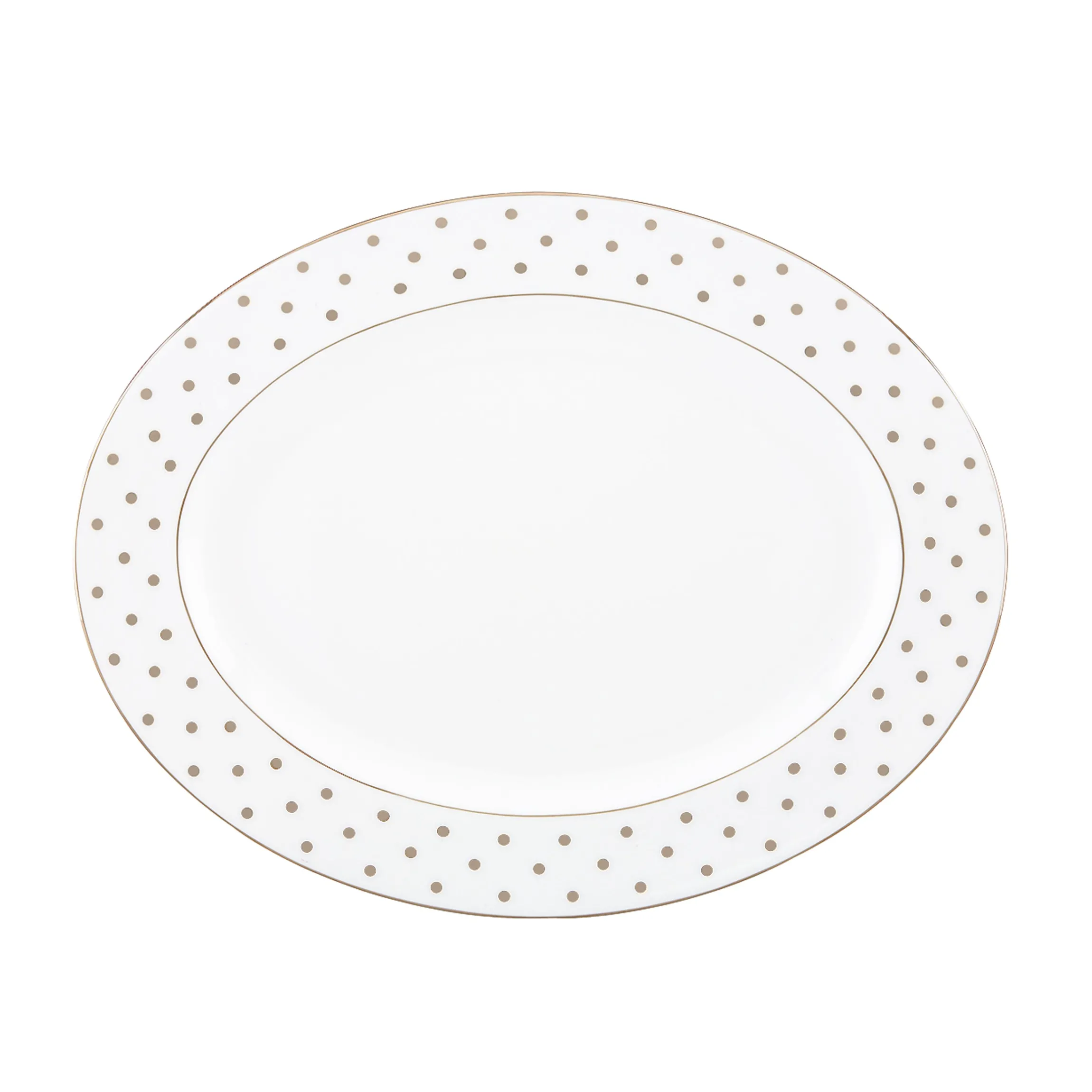 Larabee Road Platinum Oval Platter
