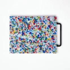 Large Multicolor Confetti Cutting Board