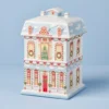 Lenox Holiday Village Christmas Cookie Jar