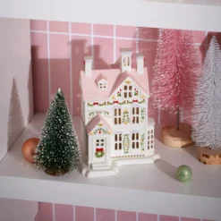 Lenox Holiday Village Lit Christmas House Figurine
