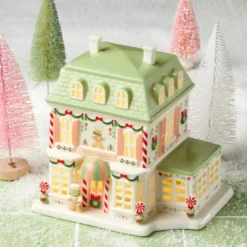Lenox Holiday Village Sweet Shop Lit Figurine