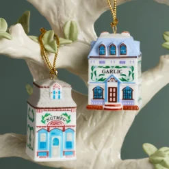 Lenox Spice Village 10-Piece Mini Ornament Set