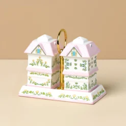 Lenox Spice Village Salt & Pepper with Tray