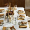 Light Gold Tall Taper Candle Holder